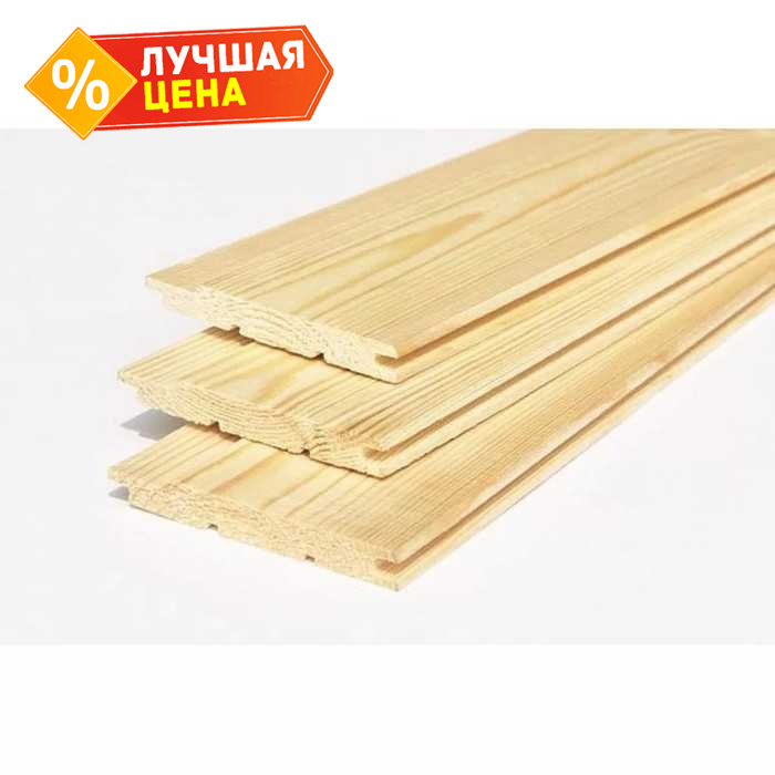 Евровагонка 12.5x96x6000 мм А лиственница